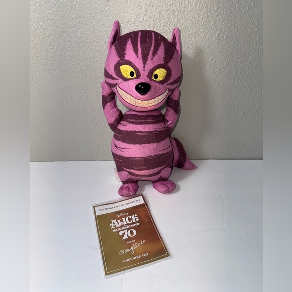 Exclusive CHESHIRE CAT Plush Alice in Wonderland LR Disney -Mary Blair - Picture 6 of 11